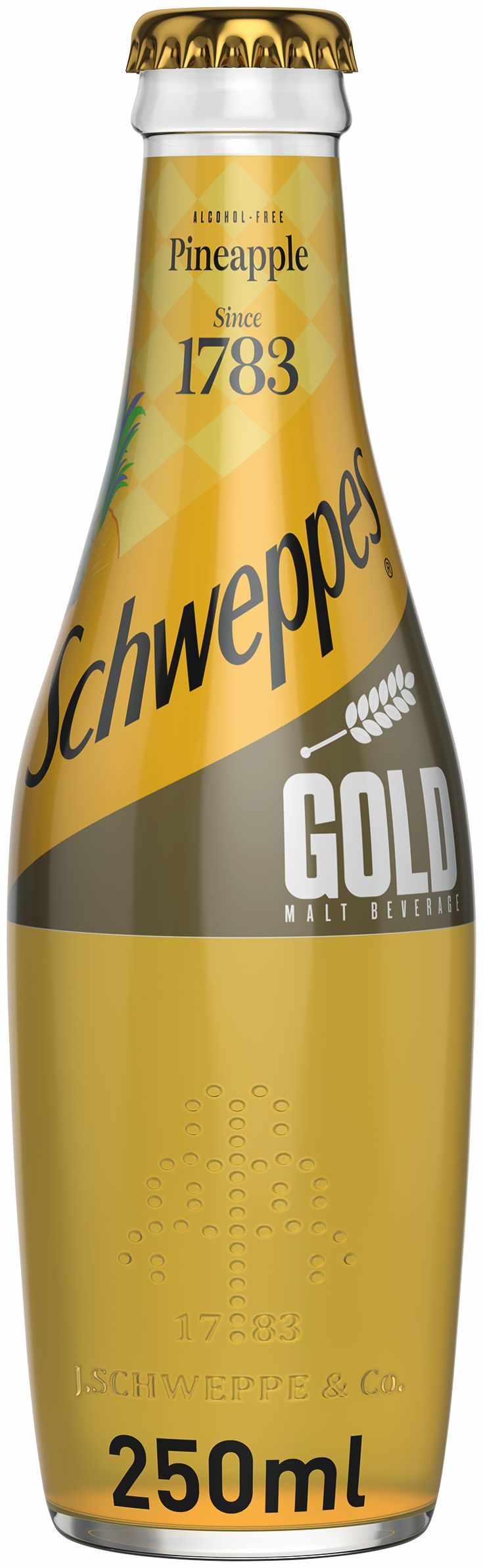 Buy Schweppes Malt Pineapple Twist Off, 250ml Online in Egypt | Talabat ...