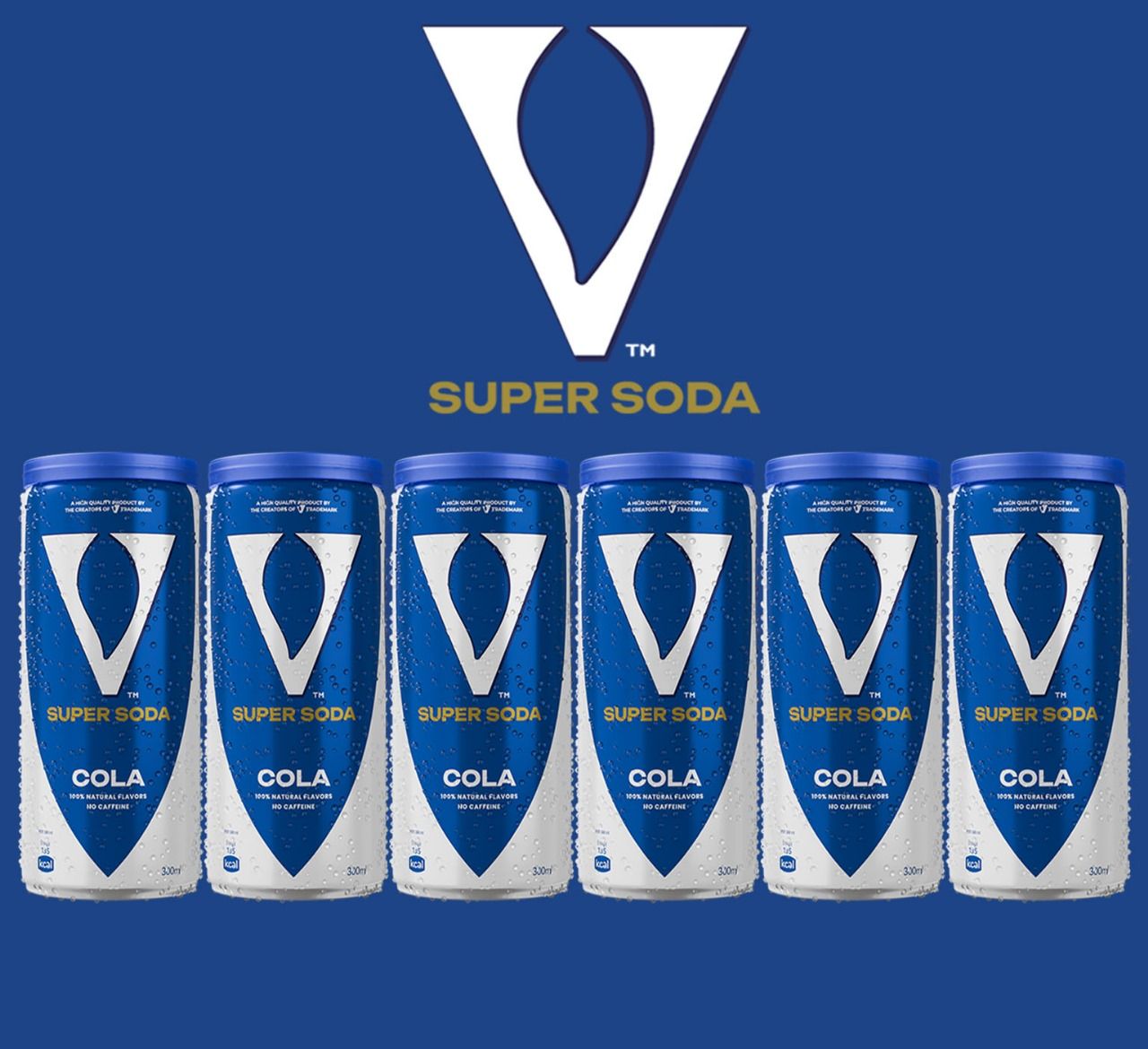 Buy V Cola Super Soda Beverage Can 300Ml x6 Online in Egypt | Talabat Egypt