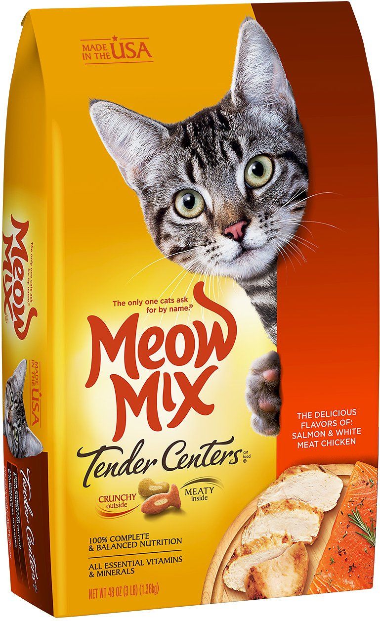 meow mix tender centers salmon and chicken