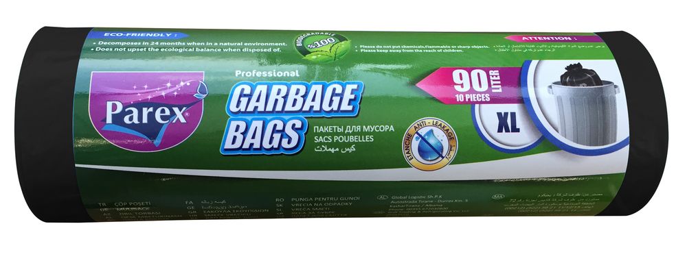 Garbage Bag Small 10pcs - Medium 10pcs - Large 10 pcs - XL 10 pcs - Black