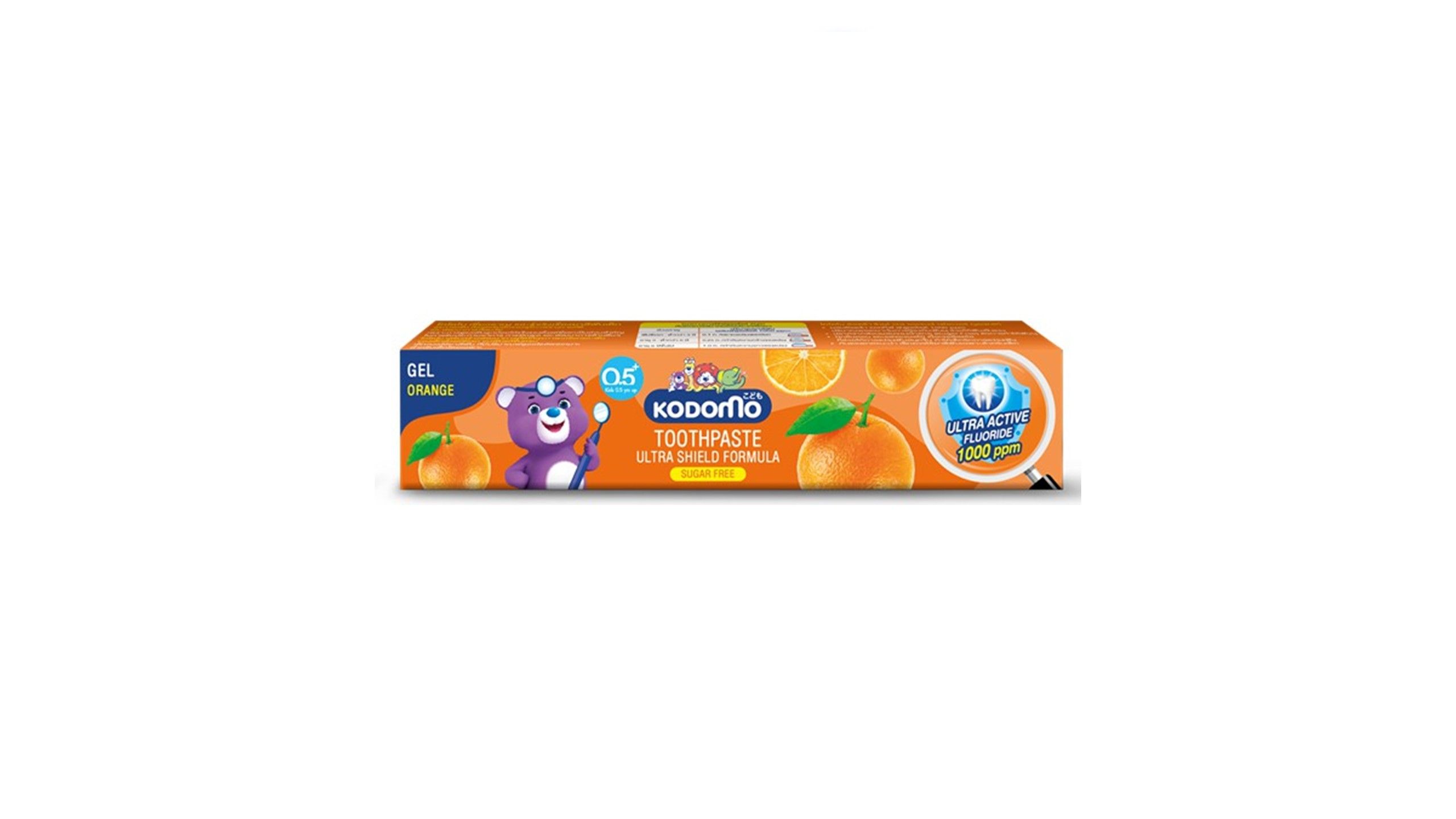 kodomo orange toothpaste