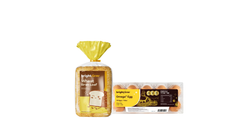 brightfarms Wheat Bran Loaf 500g + brightfarms Omega Egg 10pcs