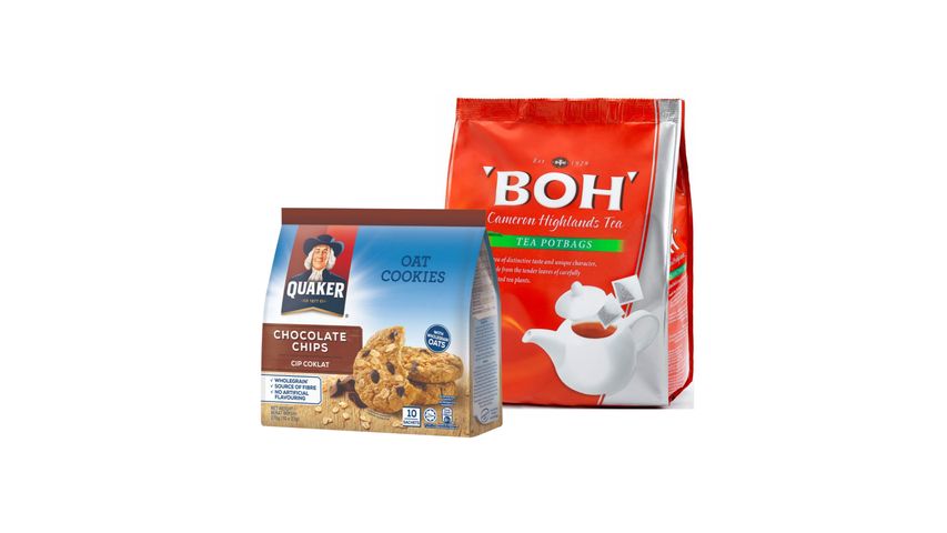 BOH Tea x QUAKER Oat Choco Chip Cookies