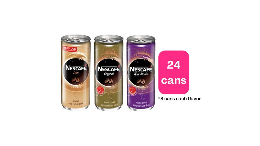 Nescafe Can 240ml Party Combo Set (Assorted Flavors)