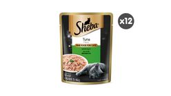 Sheba Pouch Cat Wet Food Adult Tuna 70g x 12