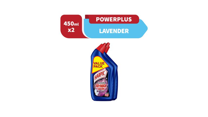 Harpic Power Plus 10x Rose Toilet Cleaner 450ml