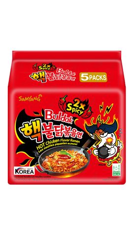 Buy Samyang 2x Spicy Buldak Hot Chicken Flavor Ramen Noodles, 140g x 8 