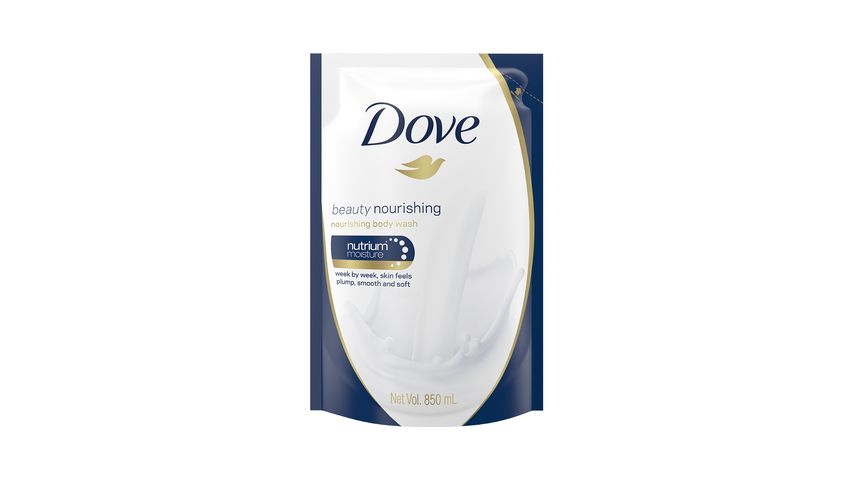 Dove Deeply Nourishing Skin Body Shower Gel Wash Nutrium Moisture 500ml