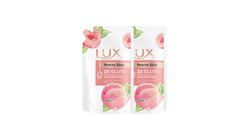 Lux Shower Cream Gluta Peachy Glow Refill (800ml X 2)