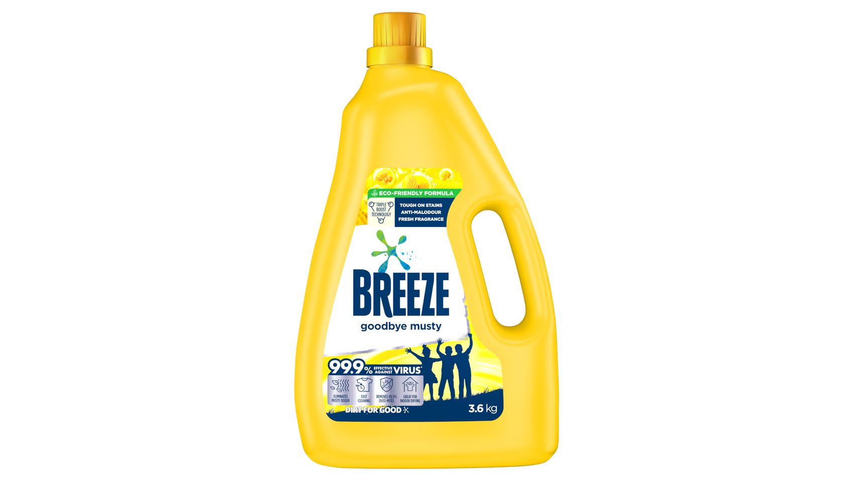 Breeze Liquid Detergent Goodbye Musty 3.6kg delivery near you foodpanda Malaysia