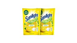Sunlight Dishwash Lemon Refill (700ml x 2)