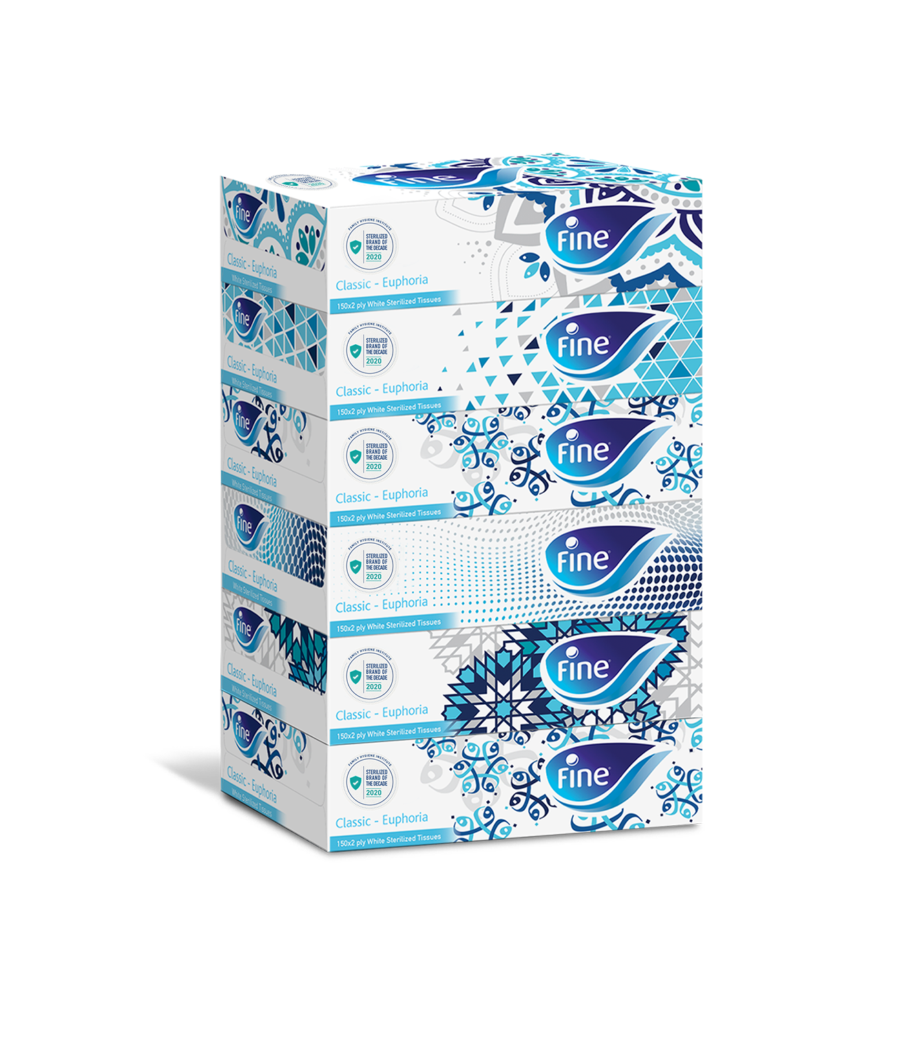 Buy Fine Facial Tissue Classic 2 Ply 5+1 Free 150s Online in Bahrain ...