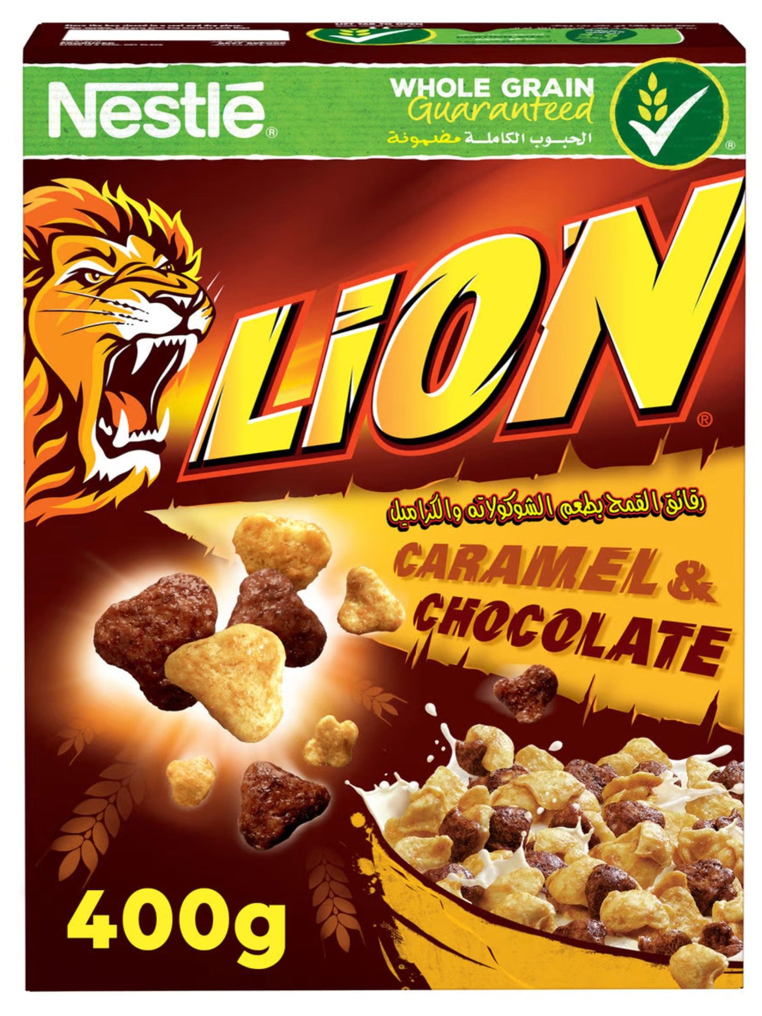 LION® BIO - Céréales caramel chocolat