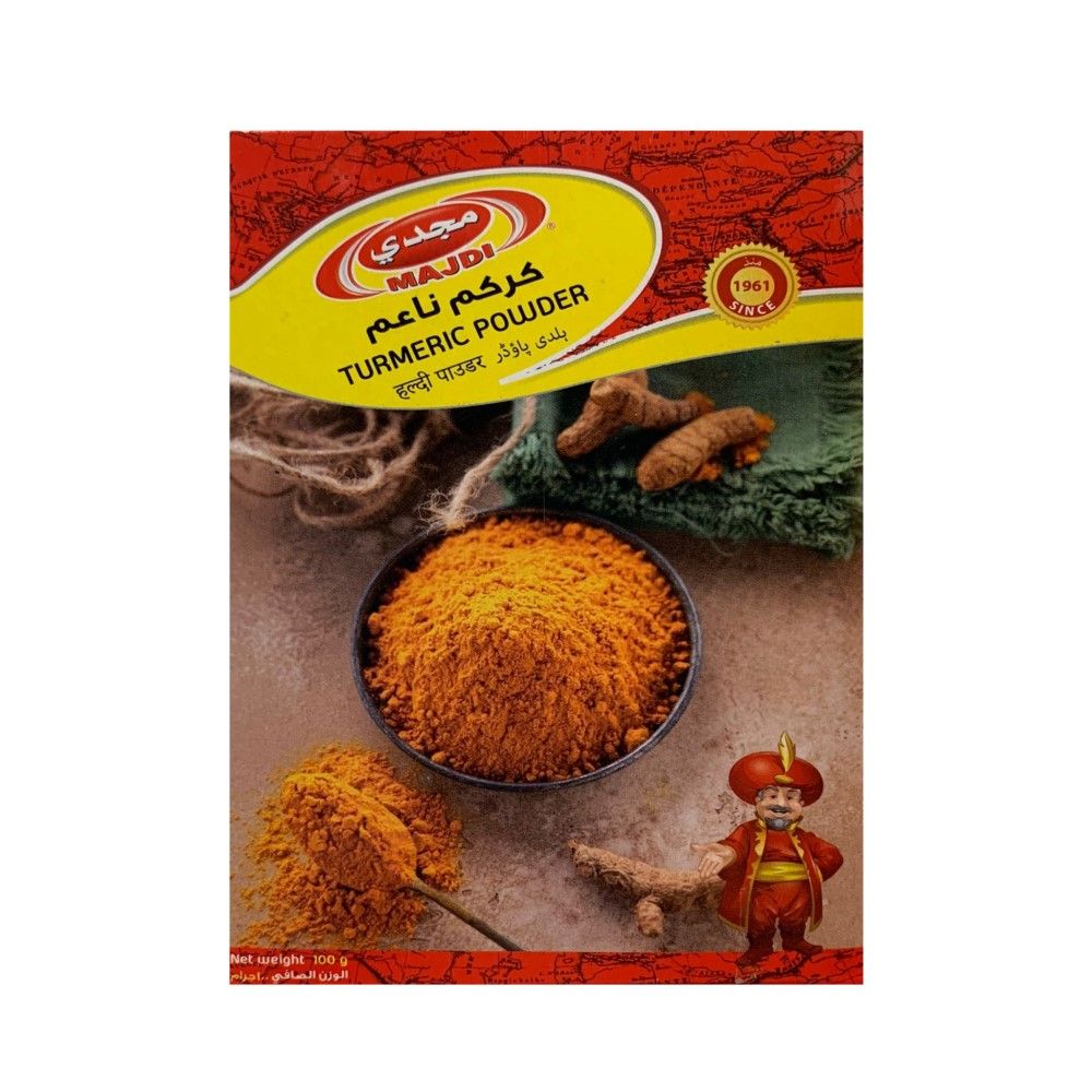 Buy Majdi Turmeric Powder Box, 100g Online in Kuwait | Talabat Kuwait