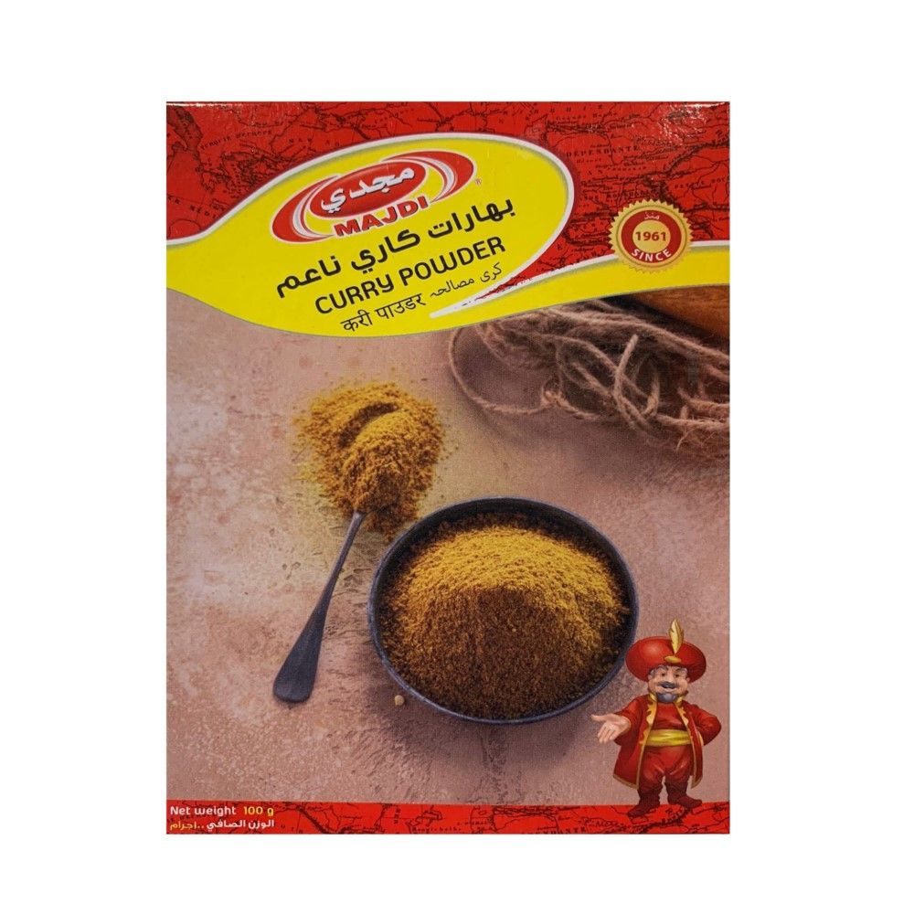 Buy Majdi Curry Powder Box, 100g Online in Oman | Talabat Oman