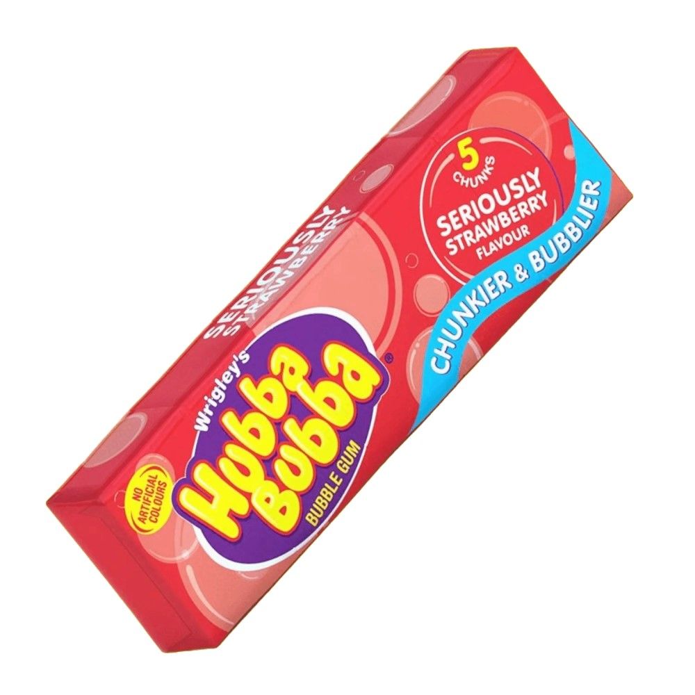 Buy Wrigley's Hubba Bubba Strawberry Flavour Chewing Gum, 35g Online in ...