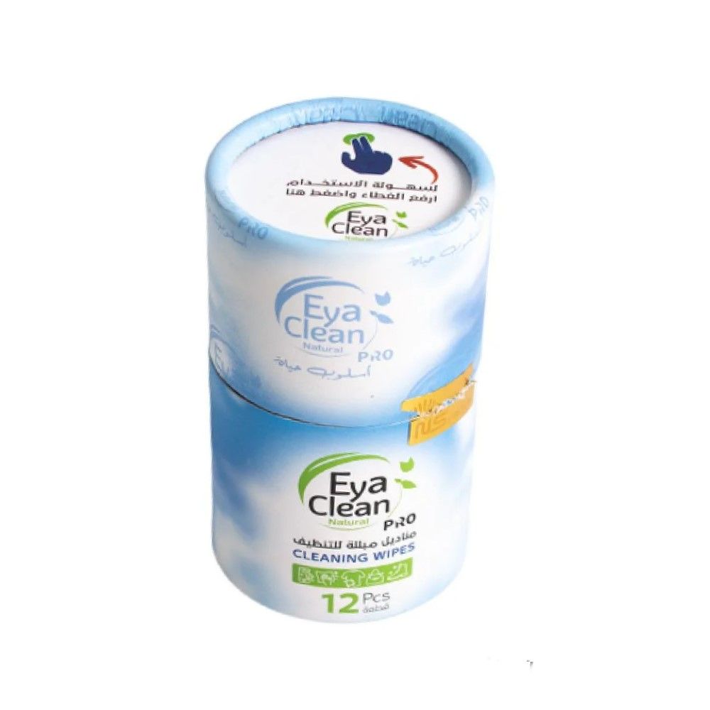 Buy Eya Clean Natural Pro Cleaning Wipes, 12 Pieces Online in Kuwait