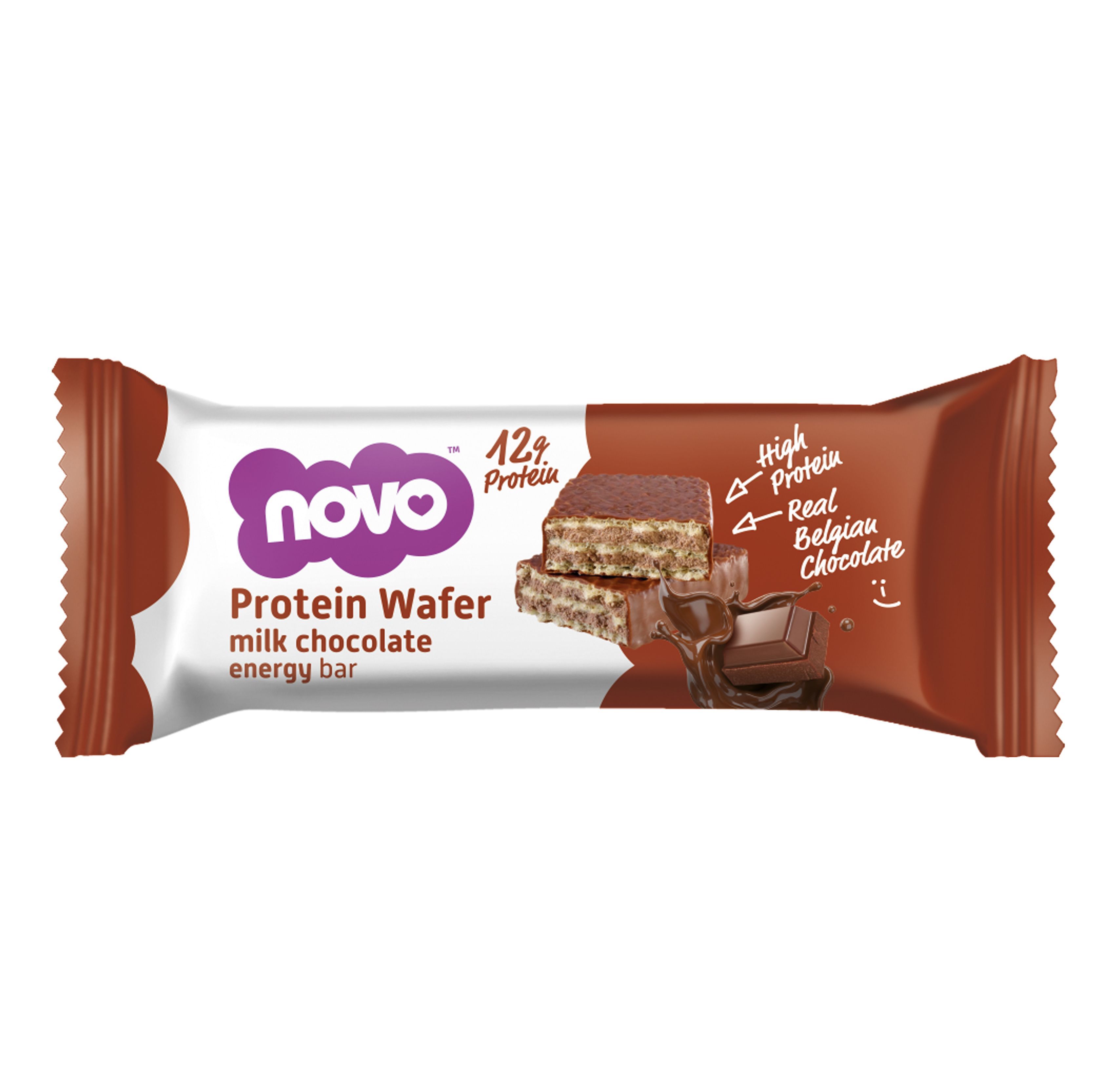Buy Novo Protein Wafer Bar Chocolate 40 g Online in UAE Talabat UAE