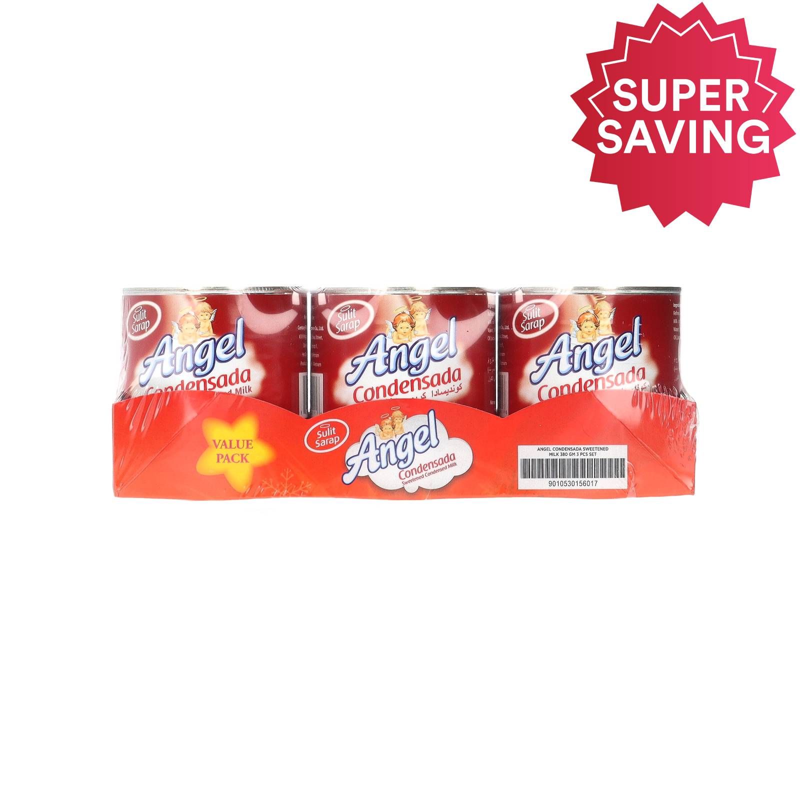 Buy Angel Condensed Milk Sweetened, 380g, Pack of 3 Online in UAE