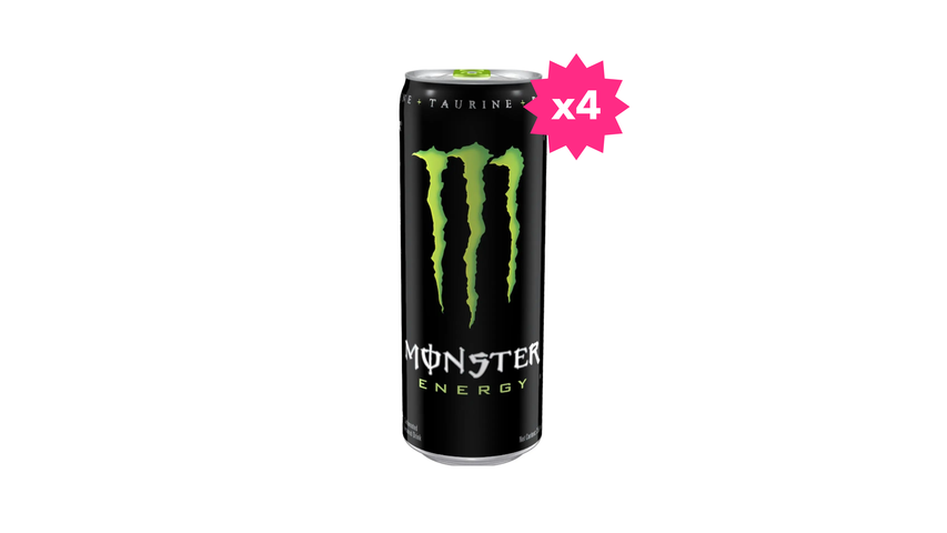 Monster Energy Drink | 355 ml x 4 