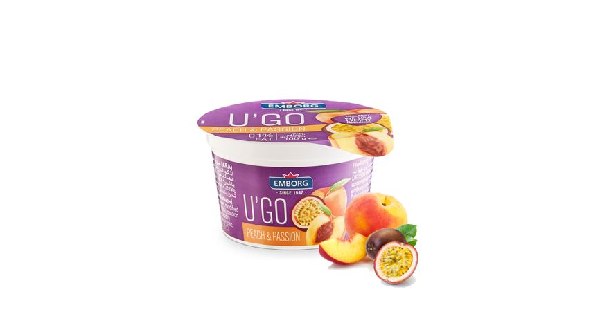 Emborg U'Go Peach & Passion Fruit Yogurt 100g delivery near you ...