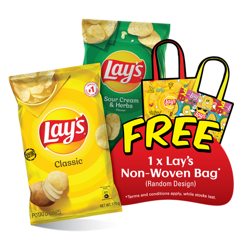 Lay's Classic 170g + Lay's Sour Cream and Onion 170g delivery near you ...