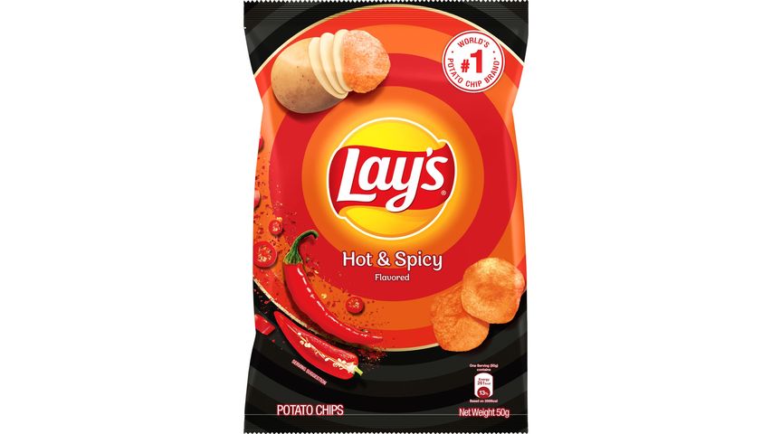 Buy Lay's Hot & Spicy 50g from Pandamart(Cheras) online in Cheras