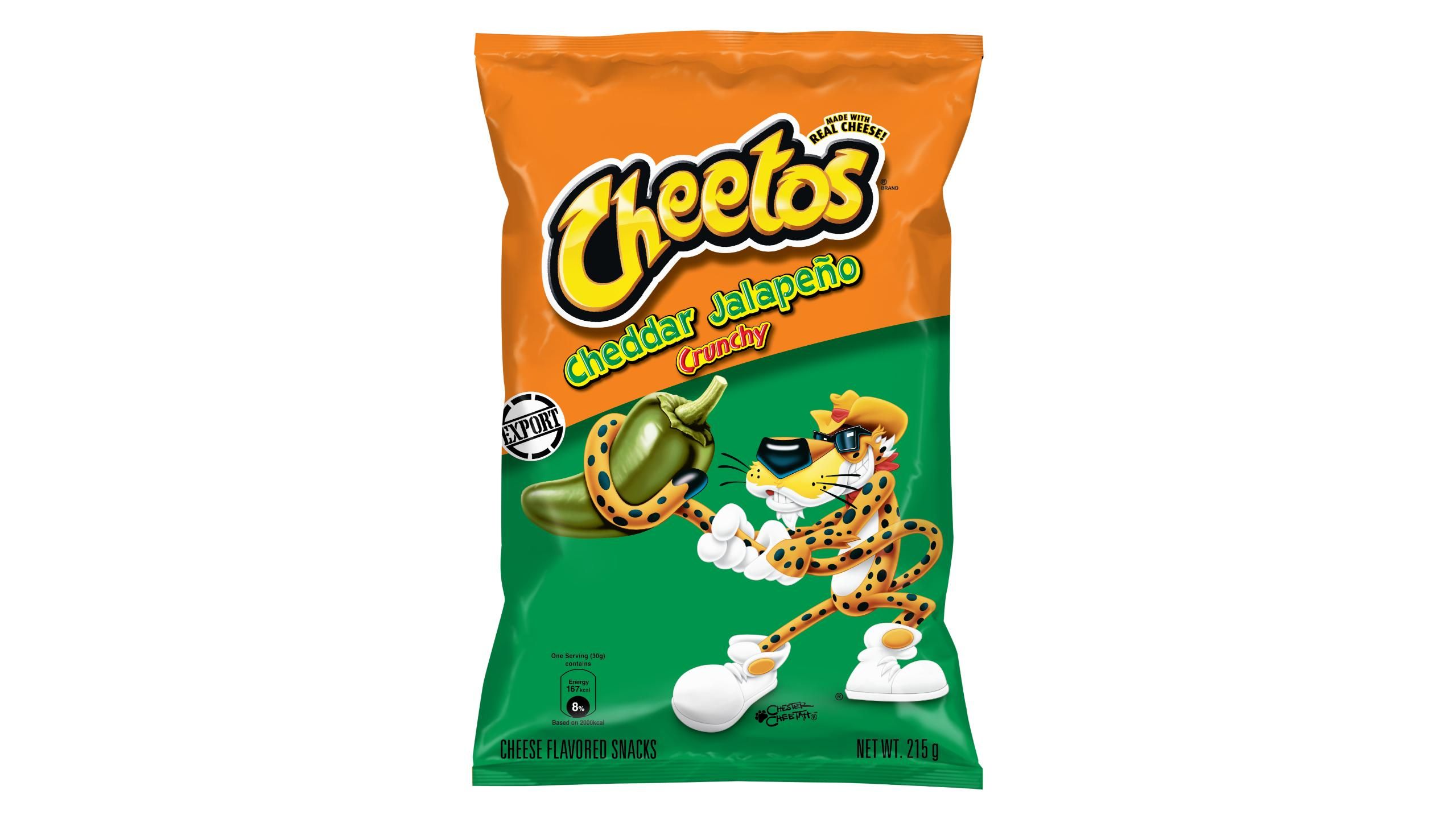 Cheetos Crunchy Cheddar & Jalapeno 215g delivery near you foodpanda