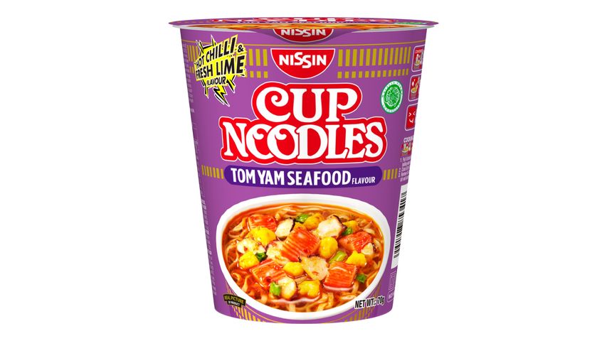 Nissin Tom Yam Seafood Cup Noodles 70g delivery near you | foodpanda ...