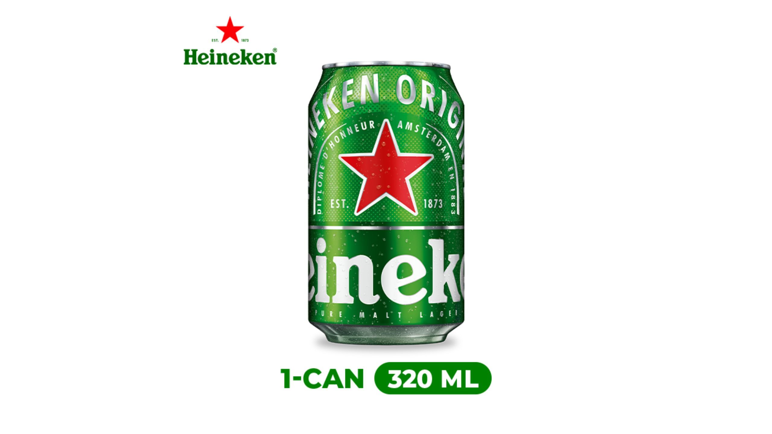 Heineken Beer Can (NonHalal) 500ml delivery near you foodpanda Malaysia