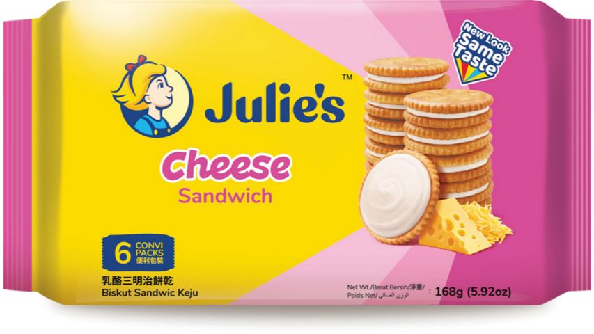 Buy Julie's Cheese Sandwich 168g from Pandamart(Cheras) online in Cheras