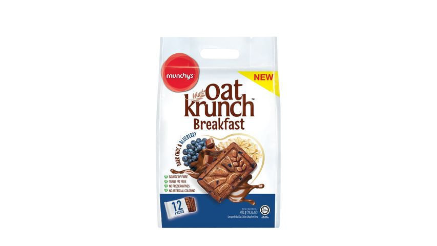 Munchy's Oat Krunch Breakfast Dark Choc with Blueberry 384g delivery ...