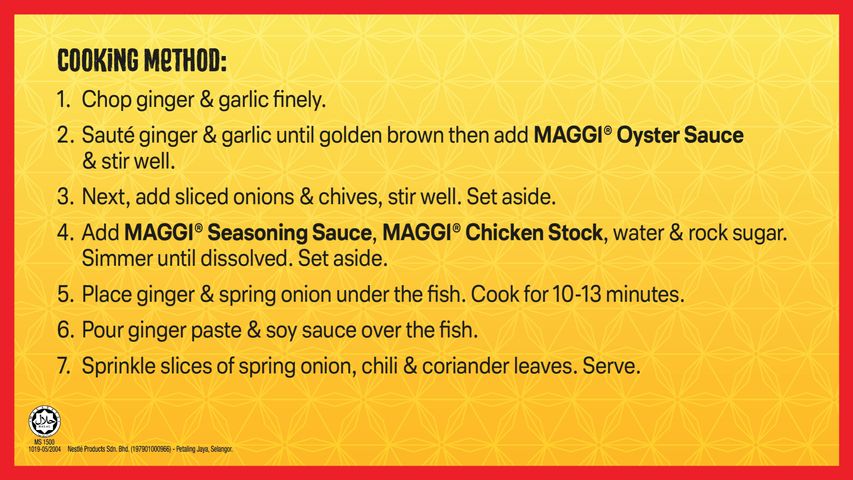 Auspicious Steamed Fish