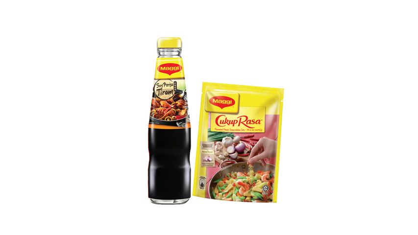 Maggi Oyster Sauce 500g + Maggi Cukup Rasa All In One Seasoning 300g