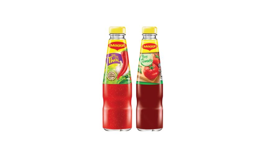  Maggi Tomato Ketchup 475 g + Maggi Thai Chilli Sauce 525g 