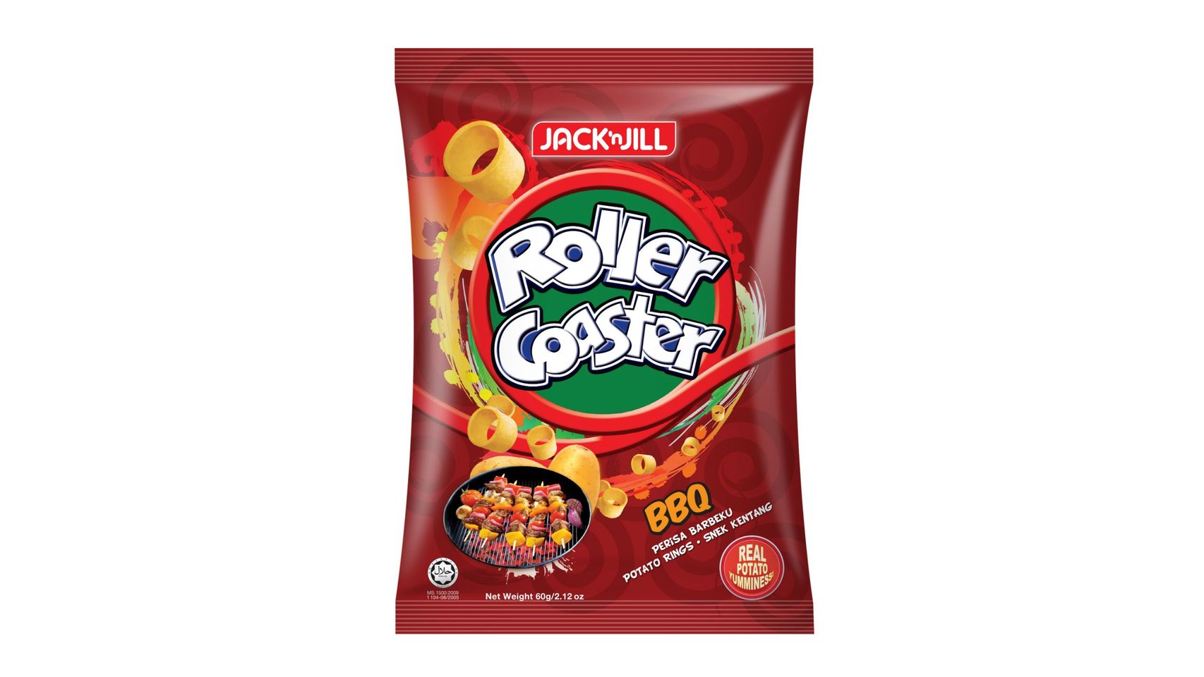 Jack n Jill BBQ Roller Coaster 60g delivery near you foodpanda Malaysia