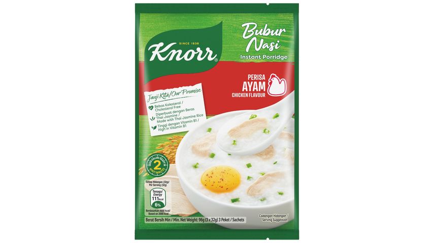 Buy Knorr Sachet Porridge Chicken 3pcs X 32g From Pandamart Cheras Online In Cheras