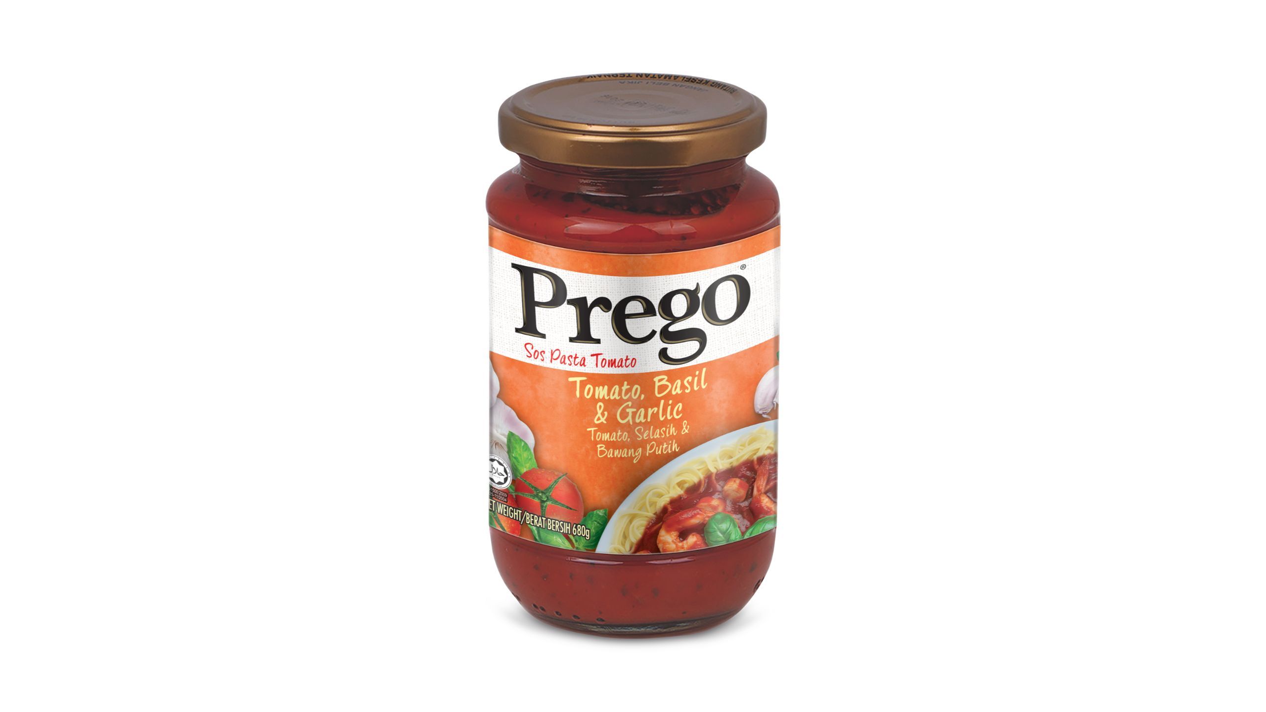 Buy Prego Tomato Basil Garlic Pasta Sauce 680g from pandamart