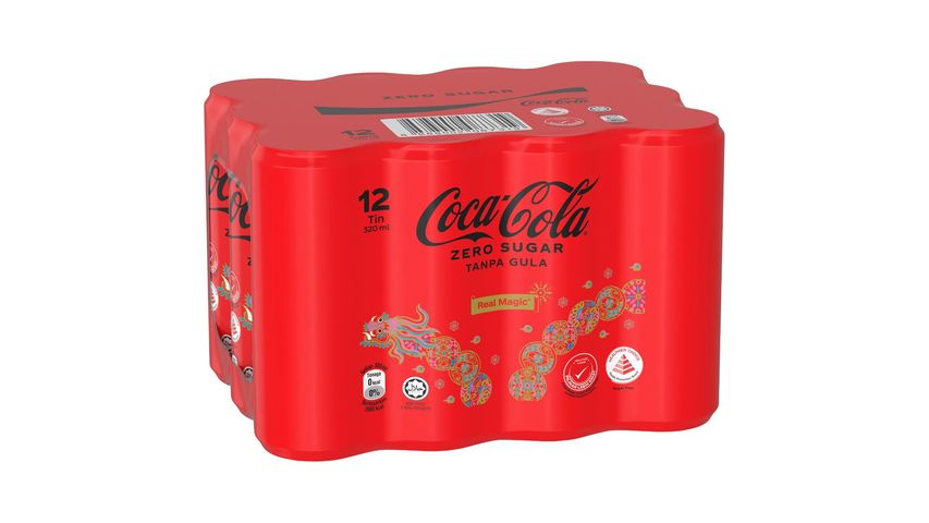 Coca Cola Zero Sugar 12 x 320ml delivery near you | foodpanda Malaysia