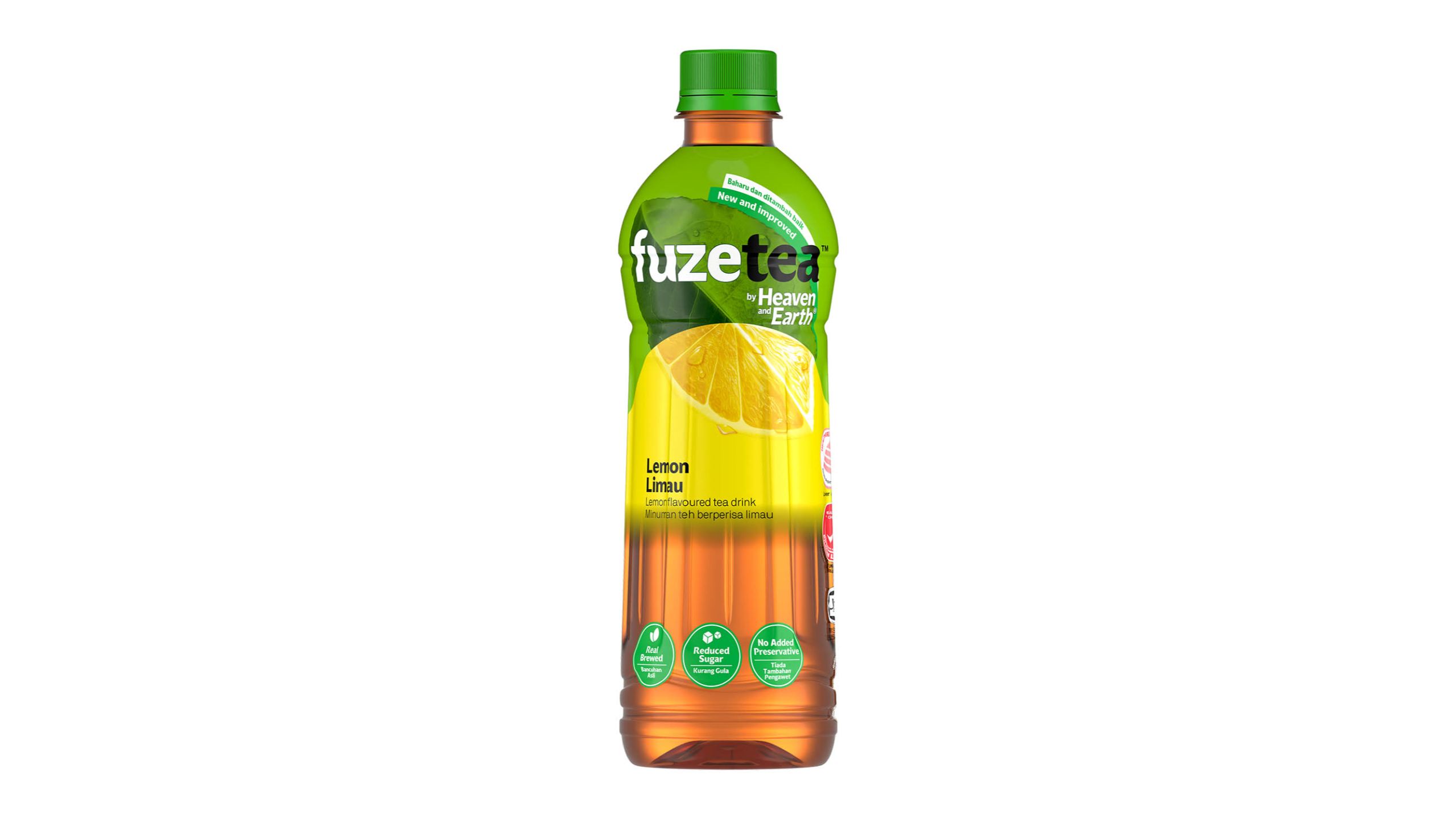 Buy Fuze Tea Ice Lemon Tea Bottle 500ml from pandamart (Skudai) online in