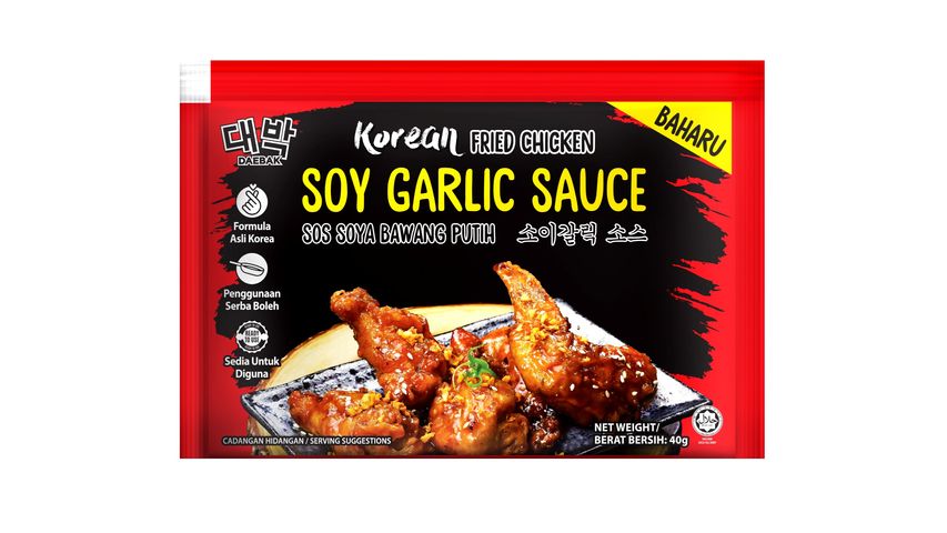 Daebak Korean Soy Garlic Sauce 40g delivery near you | foodpanda Malaysia