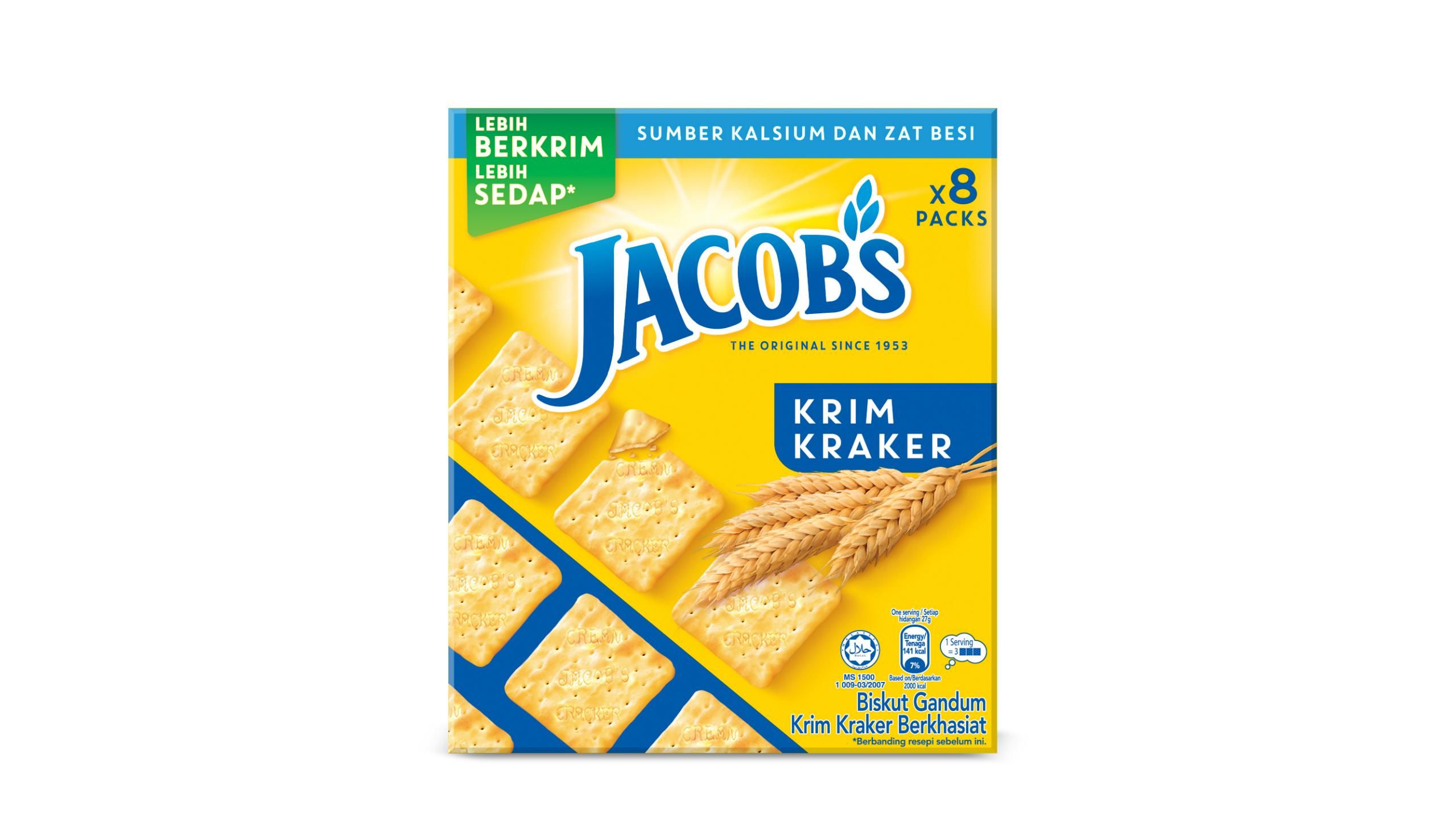 Jacob's Cream Cracker Biscuits Multipack Box 216g delivery near you ...