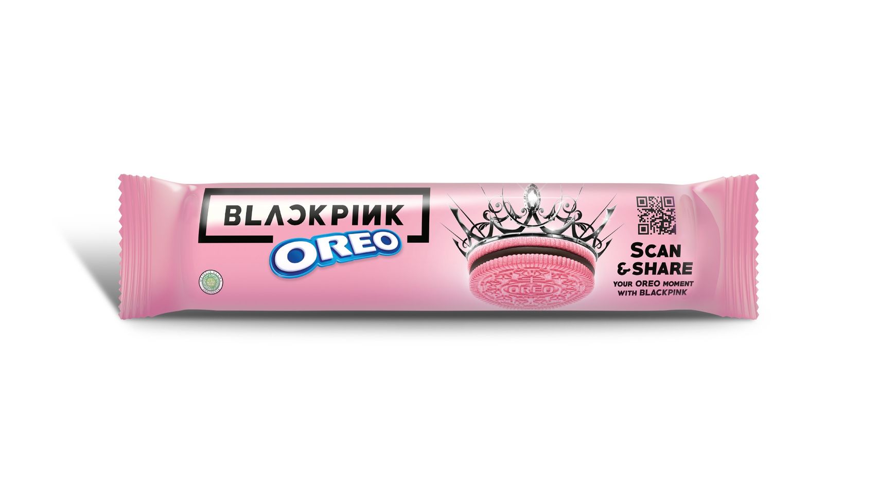 Oreo X Blackpink Pink Colored Sandwich Cookies with Dark Chocolate ...