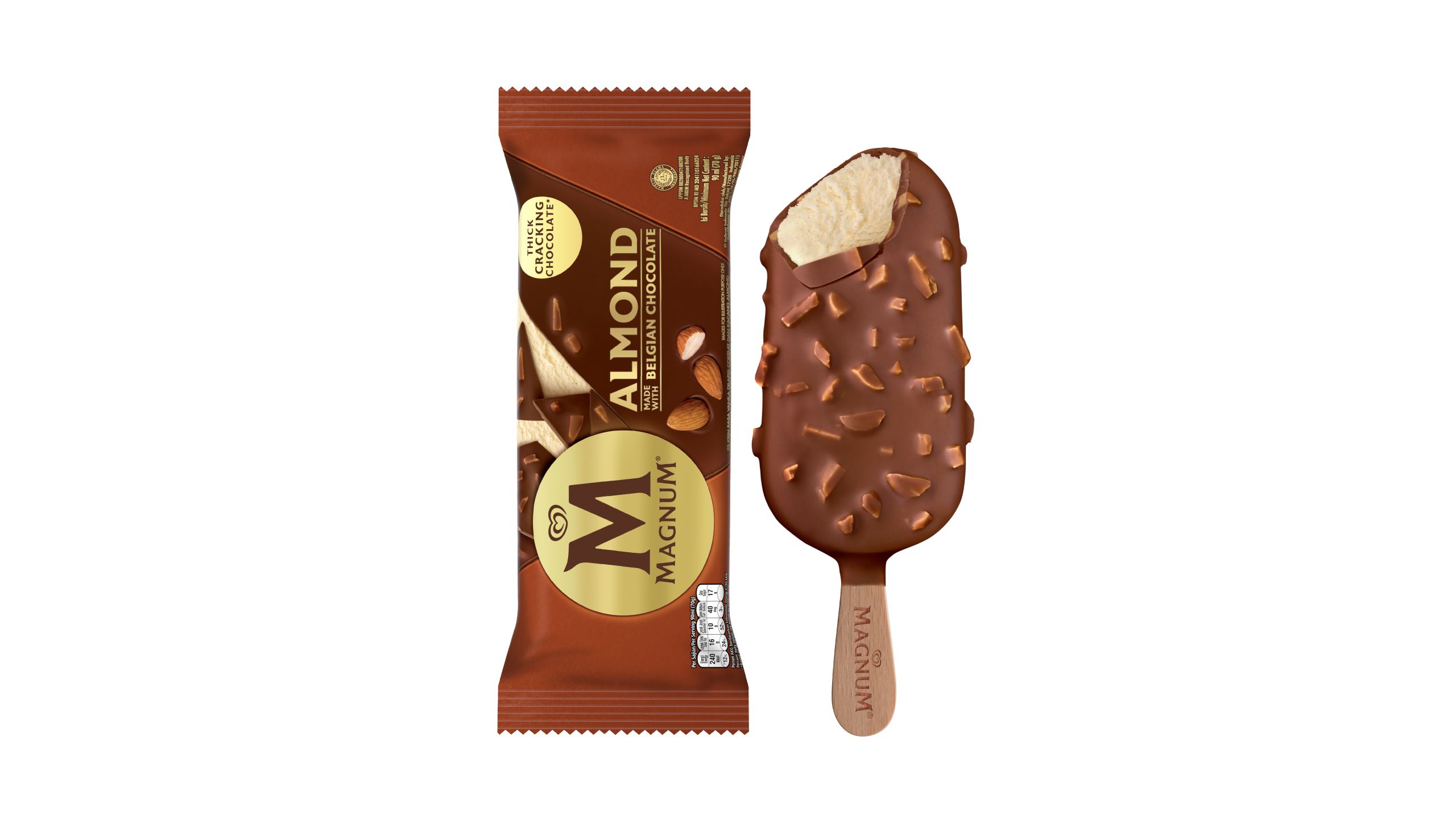 Magnum almond store ice cream