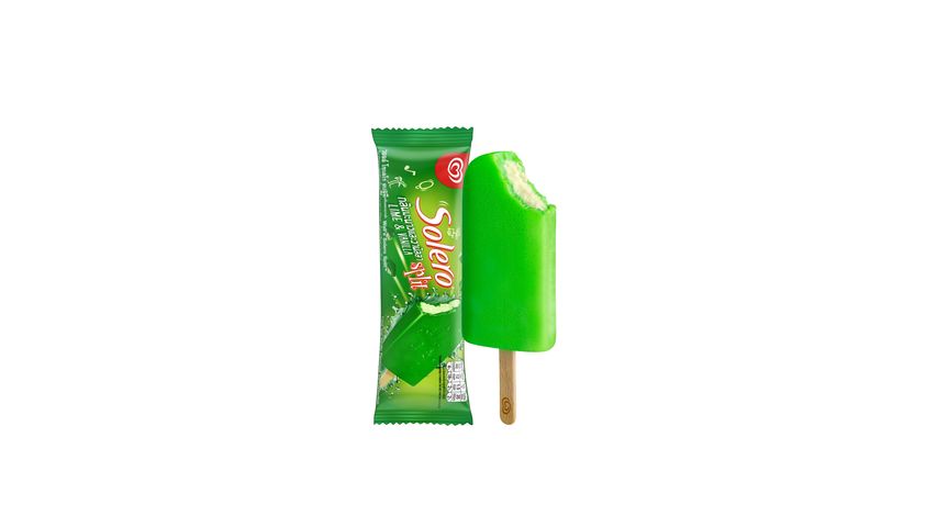 Buy Wall's Solero Split Lime Vanilla Ice Cream Stick 63g from