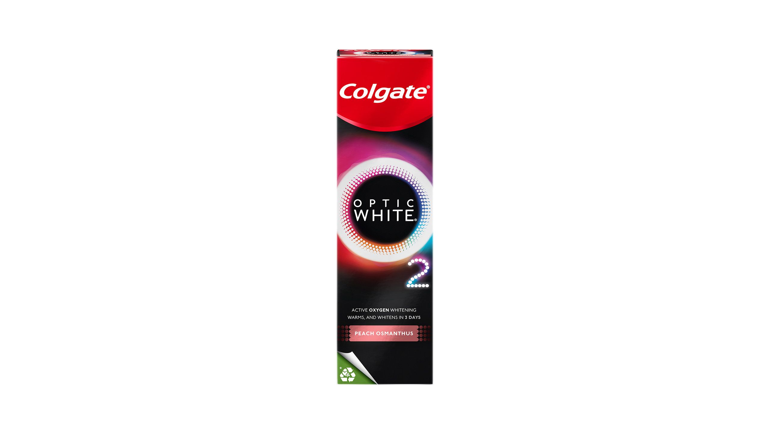 Buy Colgate Optic White O2 Peach Osmanthus Toothpaste 85g from