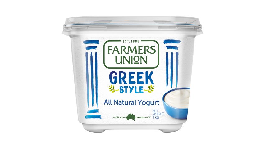 Farmers Union Greek Style Natural Yoghurt 1KG delivery near you in ...