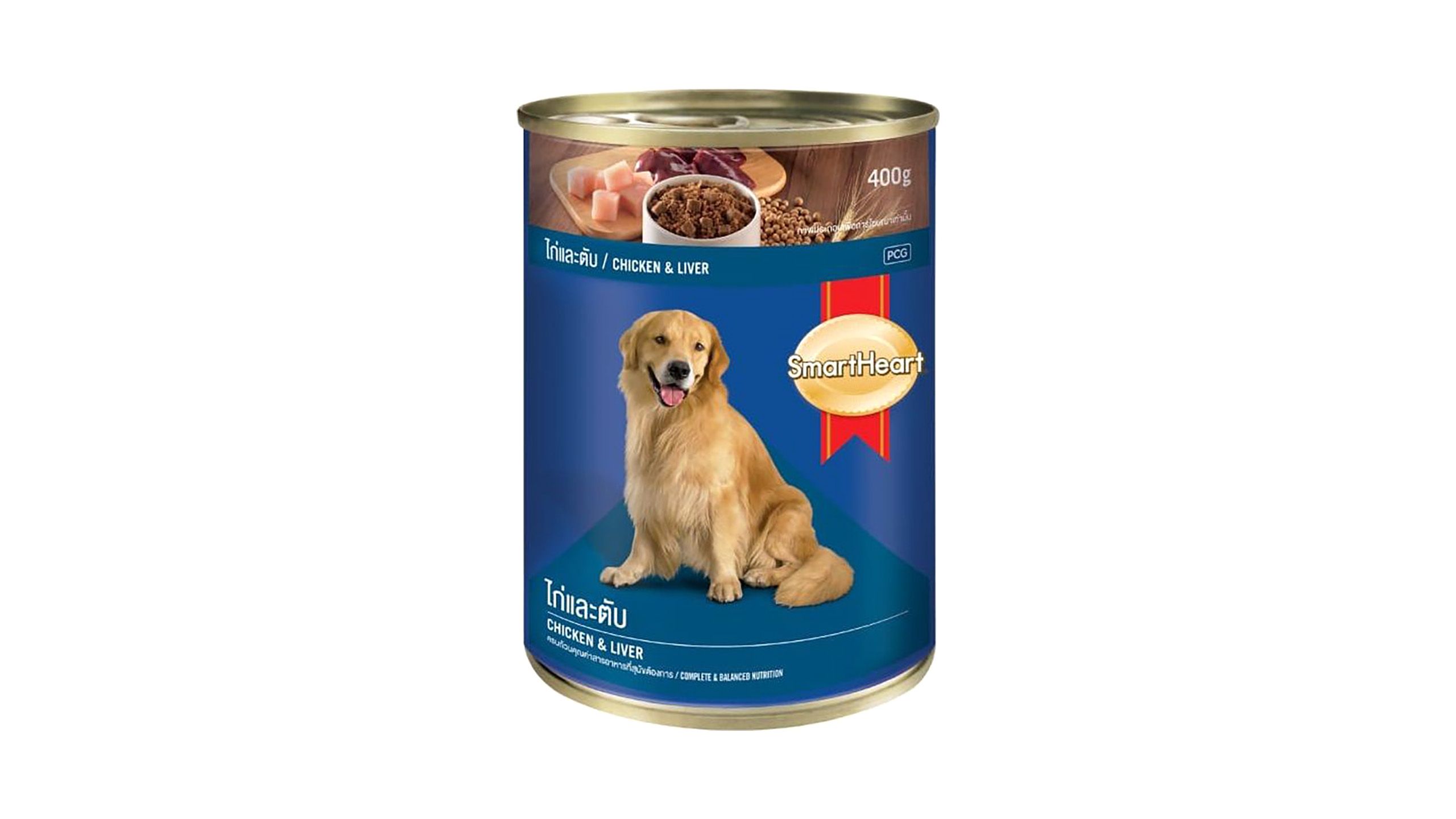 Smartheart Canned Dog Food Chicken Andliver Imported 400g