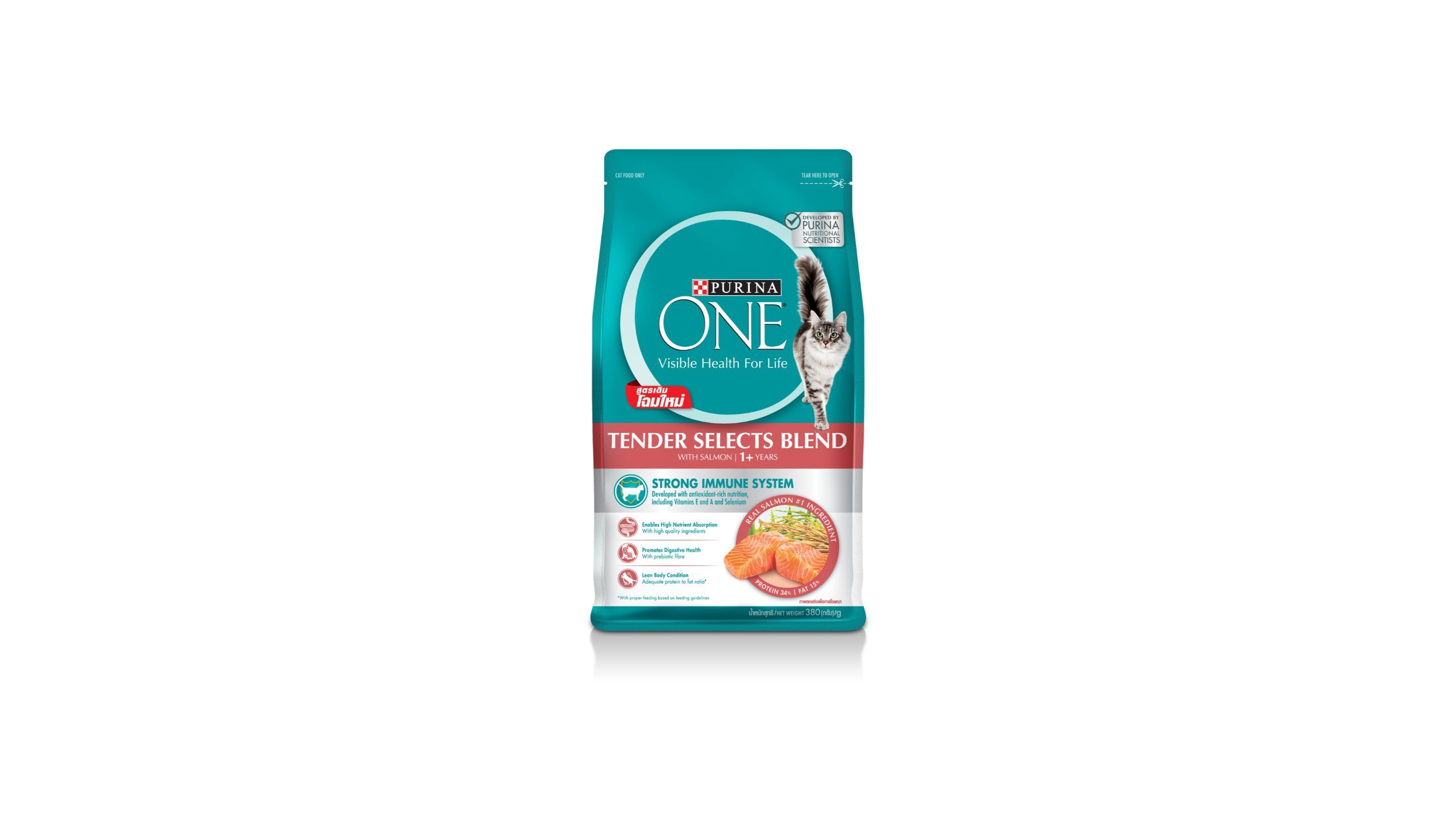 Purina One Tender Selects Blend Salmon 380g delivery near you in