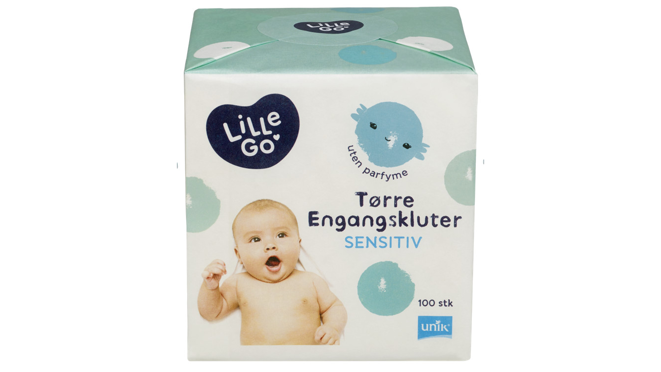 Lillego Engangskluter Tørre Sensitiv | 100stk